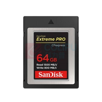 闪迪 SANDISK 存储卡 CFexpress Type B 64GB CF卡至尊超极速 1500-1700MB/S 写速800MB/s