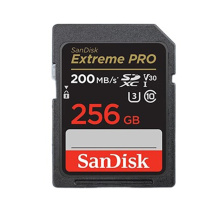 闪迪 SANDISK SD卡 4K高清单反相机内存卡 数码相机存储卡 至尊超极速 256G【送读卡器】 读速200M/S