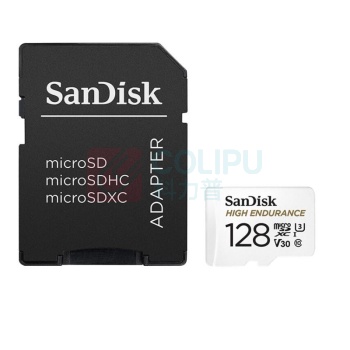 闪迪 SANDISK 存储卡 128GB TF (MicroSD)存储卡 行车记录仪/安防监控专用内存卡 高度耐用 家庭监控 读速100MB/S