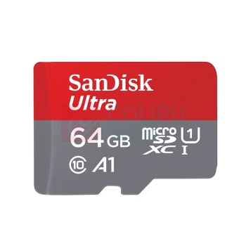 闪迪 SANDISK TF(MicroSD)内存卡 A1 U1 读速140MB/s 手机平板游戏机内存卡 C10 至尊高速移动版 64GB,