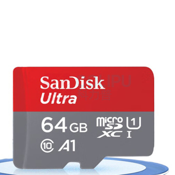 闪迪 SANDISK TF(MicroSD)内存卡 A1 U1 读速140MB/s 手机平板游戏机内存卡 C10 至尊高速移动版 64GB,