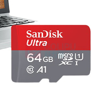 闪迪 SANDISK TF(MicroSD)内存卡 A1 U1 读速140MB/s 手机平板游戏机内存卡 C10 至尊高速移动版 64GB,