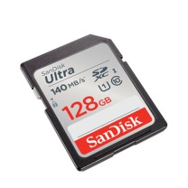 闪迪 SANDISK SD内存卡U1 C10 至尊高速存储卡 读速140MB/s 128GB