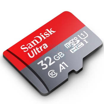 闪迪 SANDISK TF卡 QUNC 32GB (灰红色)