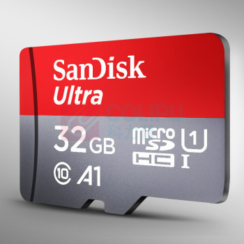 闪迪 SANDISK TF卡 QUNC 32GB (灰红色)