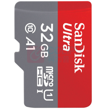 闪迪 SANDISK TF卡 QUNC 32GB (灰红色)