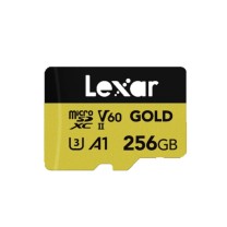 雷克沙 Lexar TF(MicroSD)存储卡 LMSGOLD256G-BNNNG 256GB U3 V60 读280MB/s TF卡256G 写速180MB/s