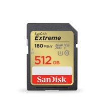 闪迪 SANDISK 相机存储卡 SDSDXVV-512G-ZNCIN 读速180MB/s 写速130MB/s 高速连拍 微单/单反相机