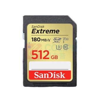 闪迪 SANDISK 相机存储卡 SDSDXVV-512G-ZNCIN 读速180MB/s 写速130MB/s 高速连拍 微单/单反相机