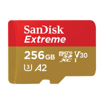 闪迪 SANDISK 存储卡 SDSQXA1-256G-ZN6MA 256GB TF(MicroSD)内存卡 4K极速金卡A2 V30 U3 读190MB/s 一单一议