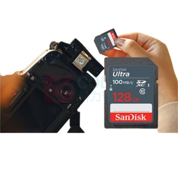 闪迪 SANDISK SD相机内存卡 C10 128GB
