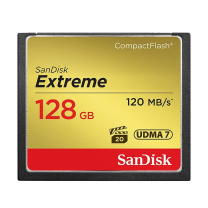 闪迪 SANDISK 存储卡 SDCFXSB-128G-Z46 至尊极速 CF(CompactFlash) 128GB, 读速120MB/s, 写速85MB/s