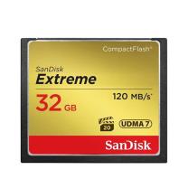 闪迪 SANDISK 内存卡 UDMA-7 至尊极速32GB, 读速120MB/s, 写速85MB/s