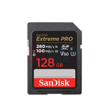 闪迪 SANDISK SD内存卡 SDSDXXY-256G-ZN4IN 6K视频 V60 U3 C10 读速280MB/s 写速100MB/s