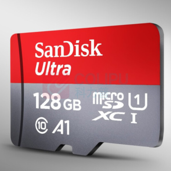 闪迪 SanDisk TF存储卡 U1 C10 A1 至尊高速移动版内存卡 读速100MB/s SDSQUNC-128G-ZN3MN 128GB 