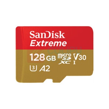 闪迪 SanDisk TF存储卡 U1 C10 A1 至尊高速移动版内存卡 读速100MB/s SDSQUNC-128G-ZN3MN 128GB 