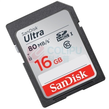 闪迪 SanDisk 16GB SD存储卡 C10 至尊高速版内存卡 SDSDUNC-016G-ZN6IN 读速80MB/s 