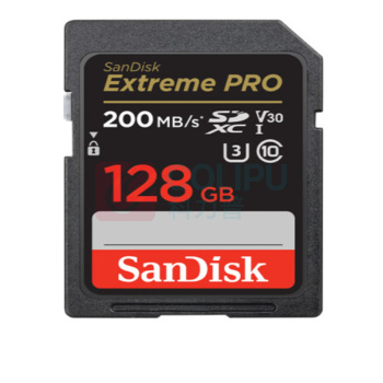 闪迪 SANDISK U3至尊系列款 128GB SD存储卡 U3 C10 V30 4K  至尊超极速版数码相机内存卡 读速170MB/s 写速90MB/s