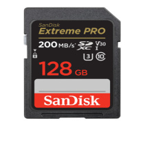 闪迪 SANDISK U3至尊系列款 128GB SD存储卡 U3 C10 V30 4K  至尊超极速版数码相机内存卡 读速170MB/s 写速90MB/s