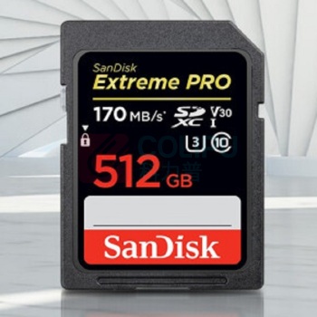 闪迪 SanDisk SD储存卡 512GB U3 C10 4K至尊超极速版 
