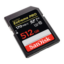 闪迪 SanDisk SD储存卡 512GB U3 C10 4K至尊超极速版 