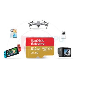 闪迪 SANDISK 相机存储卡 SDSQXA1-512G-ZN6MA TF(Micro SD)卡 512GB U3 