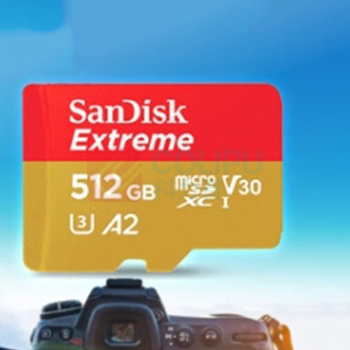 闪迪 SANDISK 相机存储卡 SDSQXA1-512G-ZN6MA TF(Micro SD)卡 512GB U3 