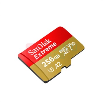 闪迪 SANDISK 内存卡 U3 V30 C10 4K A2 256G 读速190MB/s (备注:适用大疆无人机gopro运动相机)