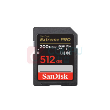 闪迪 SANDISK 512G 单反摄像机存储卡 SD卡高速SD内存卡 U3 512G 