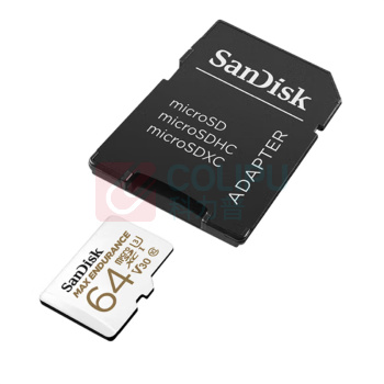 闪迪 SANDISK 64GB TF(MicroSD)存储卡 适用于家庭监控摄像头及行车记录仪内存卡 SDSQQVR-064G-ZN6IA 