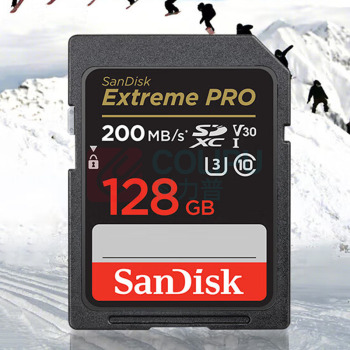 闪迪 SANDISK 存储卡SD卡 Extreme PRO 200MB/s读取速度SDXC 128G 1张 