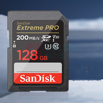 闪迪 SANDISK 存储卡SD卡 Extreme PRO 200MB/s读取速度SDXC 128G 1张 