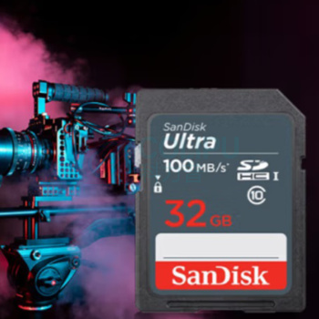 闪迪 SANDISK SD内存卡数码相机 摄像机存储卡 SDSDUNB-032G-ZN3IN 32G至尊高速版读速100MB/s 