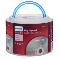 飞利浦 PHILIPS 光盘 DVD+R 6速4.7G 桶装50片