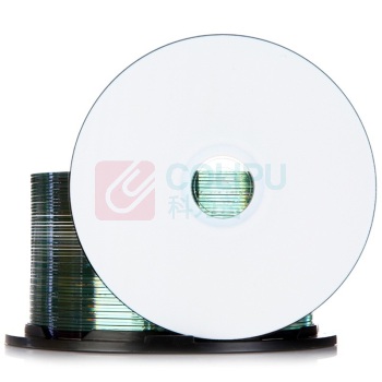紫光 UNIS 光盘 CD-R 盘面可打印/空白光盘/刻录盘 52速700M 真彩可打印 桶装50片