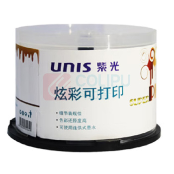 紫光 UNIS CD光盘 XD-R 700MB(带50封袋) 50片/盒