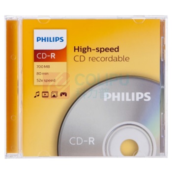 飞利浦 PHILIPS 光盘 700M 52速