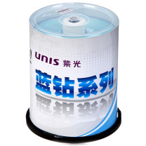 紫光 UNIS 空白光盘 DVD+R 桶装100片 16速 4.7G 蓝钻系列