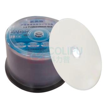 派美雅 DVD光盘 PMY-DVDR-IP50 4.7GB(50片/盒) 哑光可打印