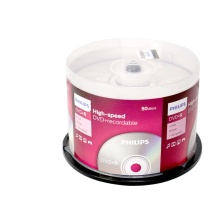 飞利浦 PHILIPS 空白光盘 16速4.7G 4.7G 桶装50片