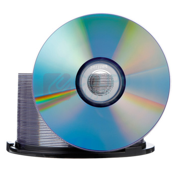 飞利浦 PHILIPS 空白光盘 DVD-R 桶装50片 16速4.7G 可打印盘