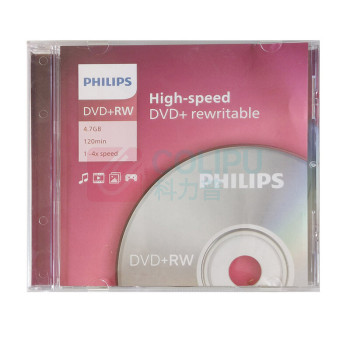 飞利浦 PHILIPS 光盘 DVD+RW 4.7GB 16X (白色)
