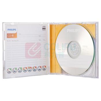 飞利浦 PHILIPS 刻录光盘 CD-R 700M 52速 单片盒装
