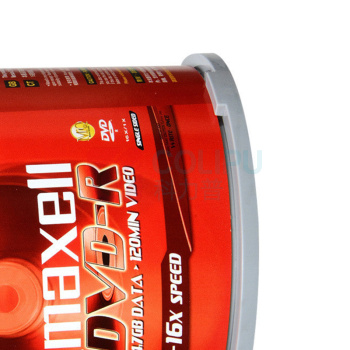 麦克赛尔 maxell 光盘 DVD-R 4.7G 16x 空白光盘 商务金盘50片/筒