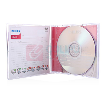 飞利浦 PHILIPS DVD-R 光盘 DVD-R 10片/包 16速4.7G 单片盒装