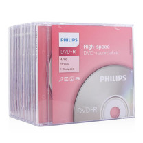 飞利浦 PHILIPS DVD-R 光盘 DVD-R 10片/包 16速4.7G 单片盒装