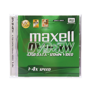 麦克赛尔 maxell 光盘 DVD+RW 单片装 4速 4.7G 可擦写