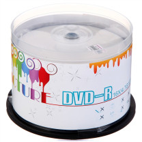 紫光 UNIS 空白光盘/刻录盘 可打印 炫彩系列DVD-R 16速4.7G 桶装50片