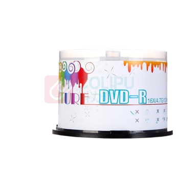 紫光 UNIS 空白光盘/刻录盘 可打印 炫彩系列DVD-R 16速4.7G 桶装50片
