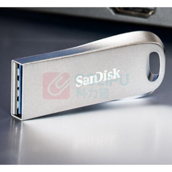 闪迪 SanDisk U盘 CZ74 读速150MB-s (酷奂银色) 文件存储